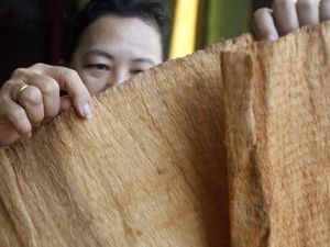 Wow! Kerajinan Kulit Kayu Terap Tembus Pasar Ekspor AS