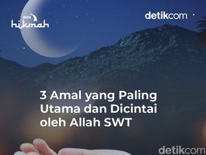 Infografis: 3 Amal yang Paling Utama dan Dicintai oleh Allah SWT