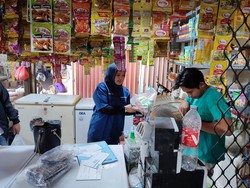 Antusias Pedagang Pasar Cerme Gresik Sambut Grebek Pasar BRI