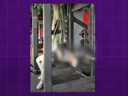 Detik-detik Pria di China Tewas Tertimpa Barbel 100 Kg di Gym