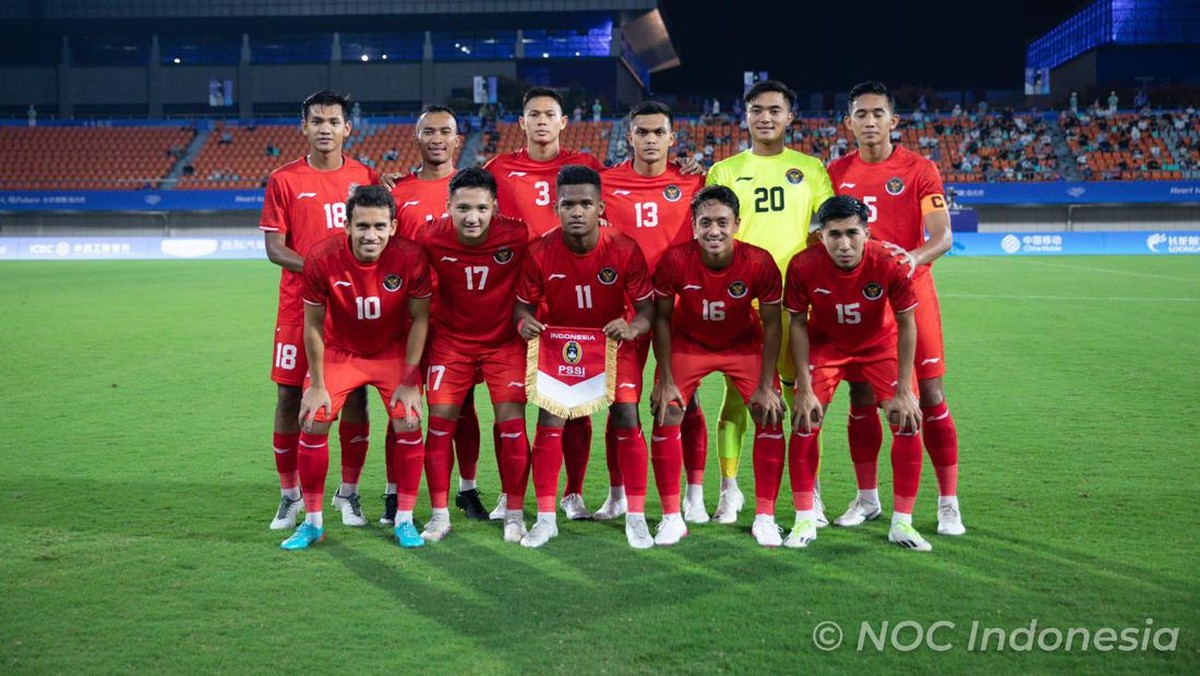 Indonesia menang 2-0 atas Kirgistan (Foto: NOC Indonesia/Naif AlAs)