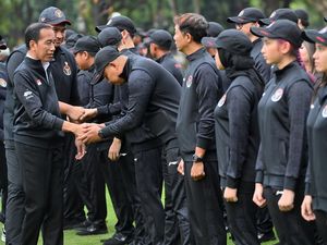 Momen Jokowi Lepas Kontingen Atlet RI untuk Olimpiade Paris 2024
