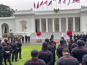 Jokowi Lepas Kontingen RI ke Asian Games: Saya Minta Masuk 10 Besar Jokowi Lepas Kontingen RI ke Asian Games: Saya Minta Masuk 10 Besar