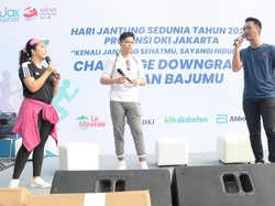 Hari Jantung Sedunia, Le Minerale-Dinkes DKI Kampanyekan Pola Hidup Sehat