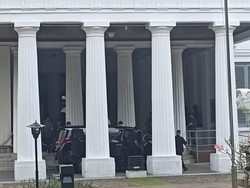 Megawati Tinjau Museum Nasional Usai Kebakaran