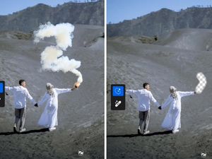 Viral Tutorial Foto Prewedding Pakai Flare Tanpa Bakar Gunung Viral Tutorial Foto Prewedding Pakai Flare Tanpa Bakar Gunung