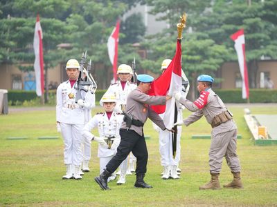Momen Kapolri Lepas Pasukan Perdamaian PBB ke Afrika Tengah