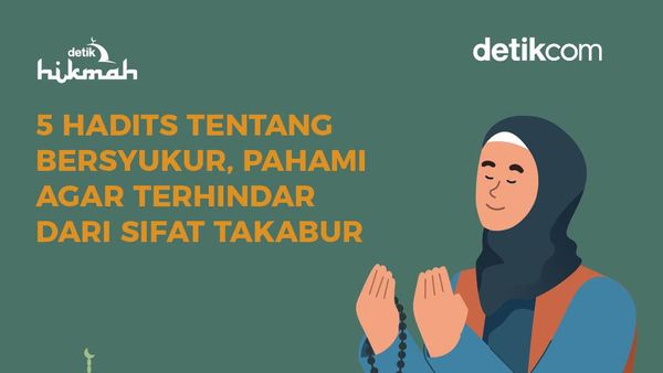 Infografis: 5 Hadits tentang Bersyukur