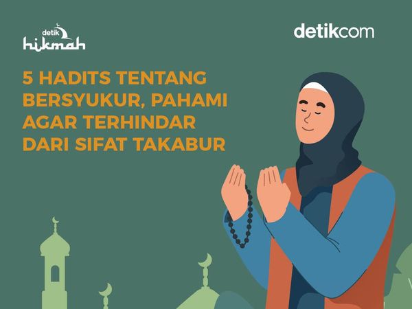 Infografis: 5 Hadits tentang Bersyukur