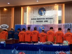 BNNP Jambi Musnahkan 1,1 Kg Sabu-8 Kg Ganja Sitaan 3 Bulan Terakhir