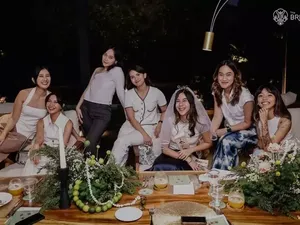 8 Potret Bridal Shower Adinda Thomas, Dekorasinya Unik, Ada Kacang Panjang