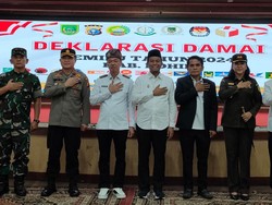 Deklarasi Pemilu Damai di Rohil, Polisi Siapkan Tim Patroli Medsos Cegah Hoaks