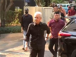 Ganjar Ikut Rapat Konsolidasi di Kantor TPN