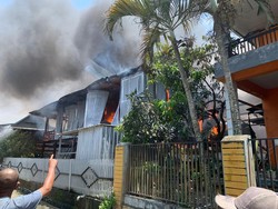 2 Rumah di Sidrap Kebakaran Diduga Akibat Korsleting Listrik
