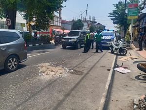 Pengendara Motor Sport Tewas Terlindas Truk Tronton di Mojokerto