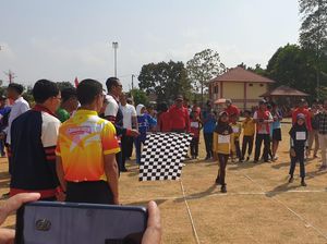 Rudy Sampaikan Pesan Menpora Dito pada Kejuaraan Tarkam 2023 di Lampung