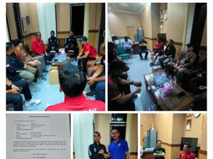 Ricuh Laga Porprov Sumsel PS Palembang Vs OKU Selatan Berakhir Damai Ricuh Laga Porprov Sumsel PS Palembang Vs OKU Selatan Berakhir Damai