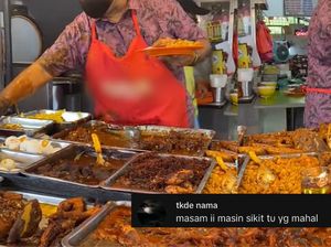 Penjual Nasi Kandar Ini Tuang Kuah Nyiprat ke Tangan Bikin Jijik Pembeli