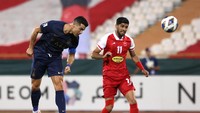 Al Nassr mengakhiri duel dengan kemenangan 2-0 atas Persepolis. Cristiano Ronaldo gagal mencetak gol di laga ini. (Foto: via REUTERS/WANA NEWS AGENCY)