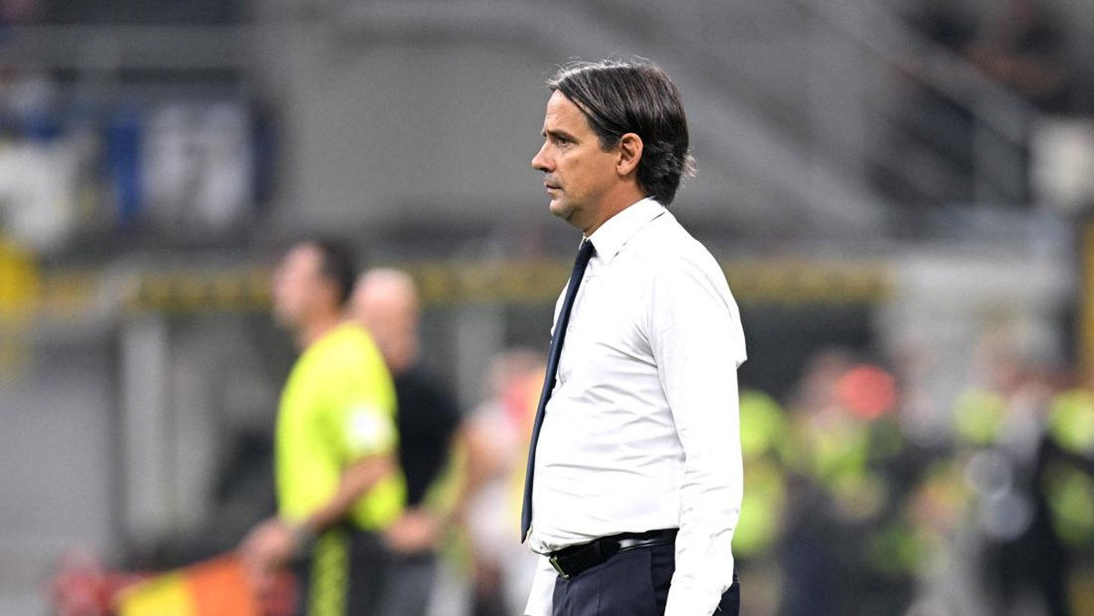 Pelatih Inter Milan Simone Inzaghi (REUTERS/DANIELE MASCOLO)