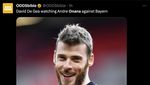 Bayern Munich Vs MU: Meme Kocak Andre Onana Rebahan Habis Blunder