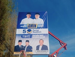 Baliho Anies-Cak Imin Mulai Bertebaran di NTB