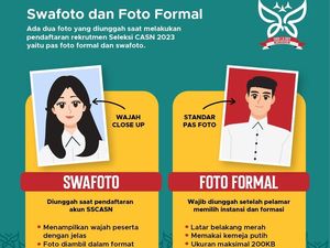 Perbedaan Swafoto dan Pasfoto Formal untuk Pendaftaran CASN Perbedaan Swafoto dan Pasfoto Formal untuk Pendaftaran CASN