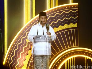 Dapat Penghargaan di detik Awards, Prabowo: Saya Tak Pantas Terima