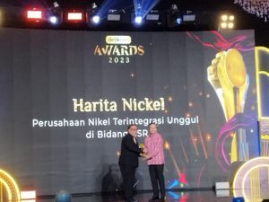 Harita Nickel Raih Penghargaan Perusahaan Nikel Terintegrasi Unggul di Bidang CSR