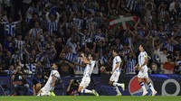 Inter tertinggal 0-1 di babak pertama usai Brais Mendez mencetak gol cepat pada menit keempat.  