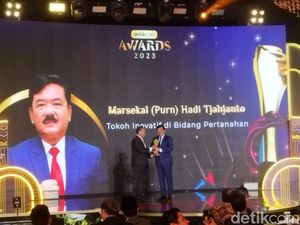 Hadi Tjahjanto Raih Penghargaan Tokoh Inovatif Bidang Pertanahan