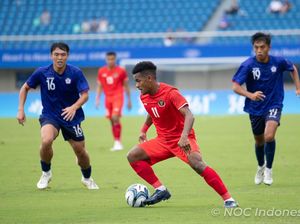 Asian Games 2023: Indonesia Tumbang 0-1 dari Taiwan