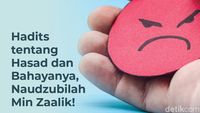 Infografis: Hadits tentang Hasad dan Bahayanya, Naudzubilah Min Zaalik!