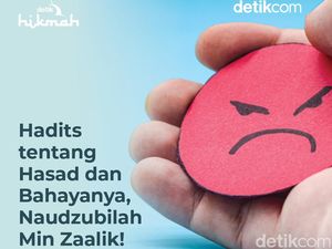 Infografis: Hadits tentang Hasad dan Bahayanya, Naudzubilah Min Zaalik!