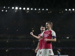 Di babak kedua, satu gol bisa ditambah Arsenal lewat Martin Odegaard.   