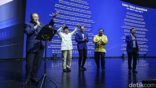 Potret SBY-Prabowo Nyanyi Bareng Kamu Nggak Sendirian