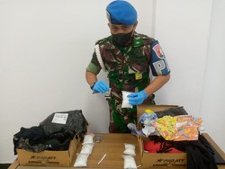 Lanud Pekanbaru Ungkap Penyelundupan 606 Gram Sabu