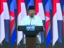 Sampaikan Pidato di Rapimnas Demokrat, Prabowo Beri Hormat SBY