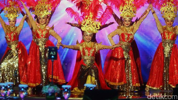 Tarian Tradisional Meriahkan detikcom Awards 2023