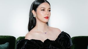 Foto: Velove Vexia Anggun Bergaun Hitam di Acara Piaget Bareng Hwang In Yeop