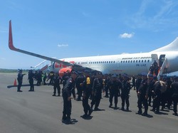 Polda Sulut BKO 200 Personel Brimob Usai Massa Bakar Kantor Bupati Pohuwato