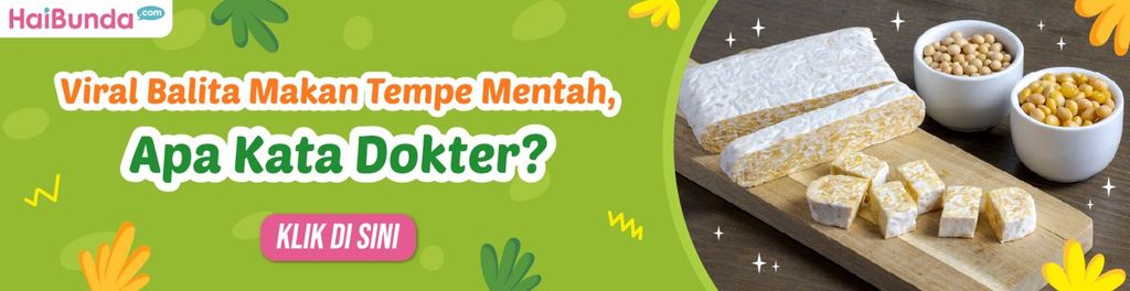 Banner Viral Tempe Camilan Mentah Anak