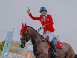 Jelang Final World Jumping Challenge, Natasha Latihan di Belanda