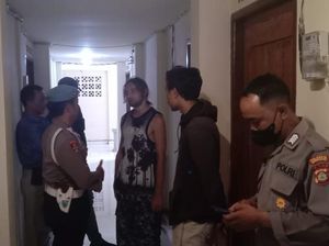 Polisi Ciduk Bule Rusia yang Ngamuk-Rusak Kamar Kos di Jimbaran