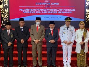 Ketua DPRD Jambi ke Pj Bupati Merangin: Jalankan Tugas Sebaik Mungkin Ketua DPRD Jambi ke Pj Bupati Merangin: Jalankan Tugas Sebaik Mungkin