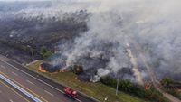 Giliran Perkebunan Sawit di Ogan Ilir yang Dilalap Api