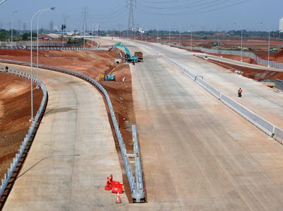 Progres Pembangunan Tol Serbaraja Seksi 1B