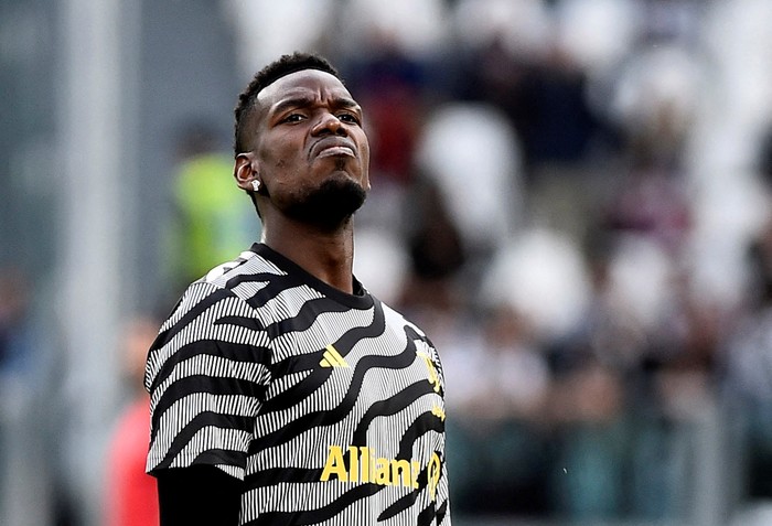 FILE PHOTO: Soccer Football - Serie A - Juventus v Cremonese - Allianz Stadium, Turin, Italy - May 14, 2023 Juventus Paul Pogba during the warm up before the match REUTERS/Massimo Pinca/File Photo