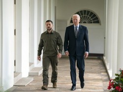 Tiba di Gedung Putih AS, Zelensky Bertemu Presiden Joe Biden