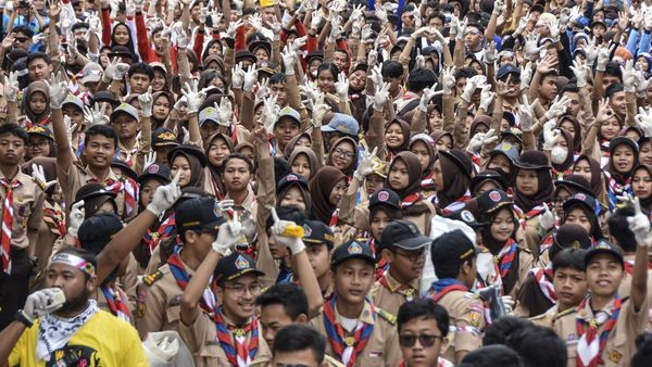 Aksi Bersih-bersih Pelajar Se-Tasikmalaya di World Cleanup Day